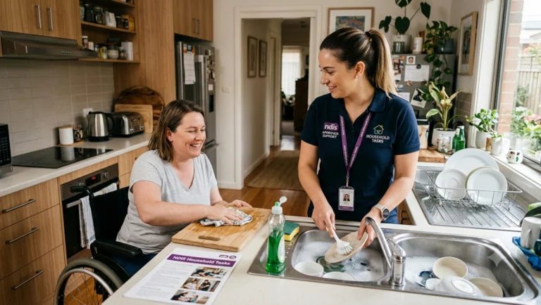 NDIS household tasks assistance