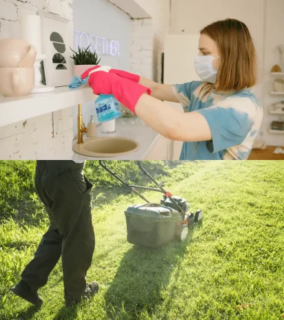 HOUSE CLEANING AND GARDENING