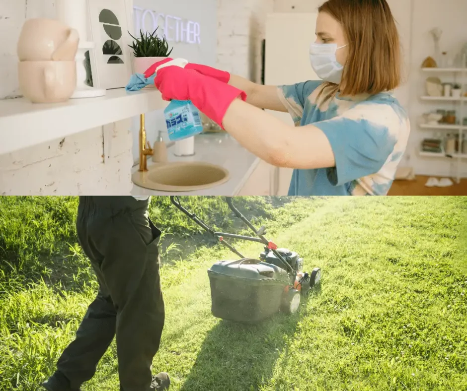 HOUSE CLEANING AND GARDENING