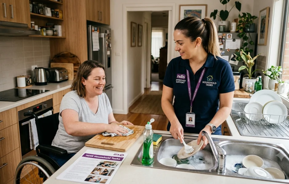 NDIS household tasks assistance
